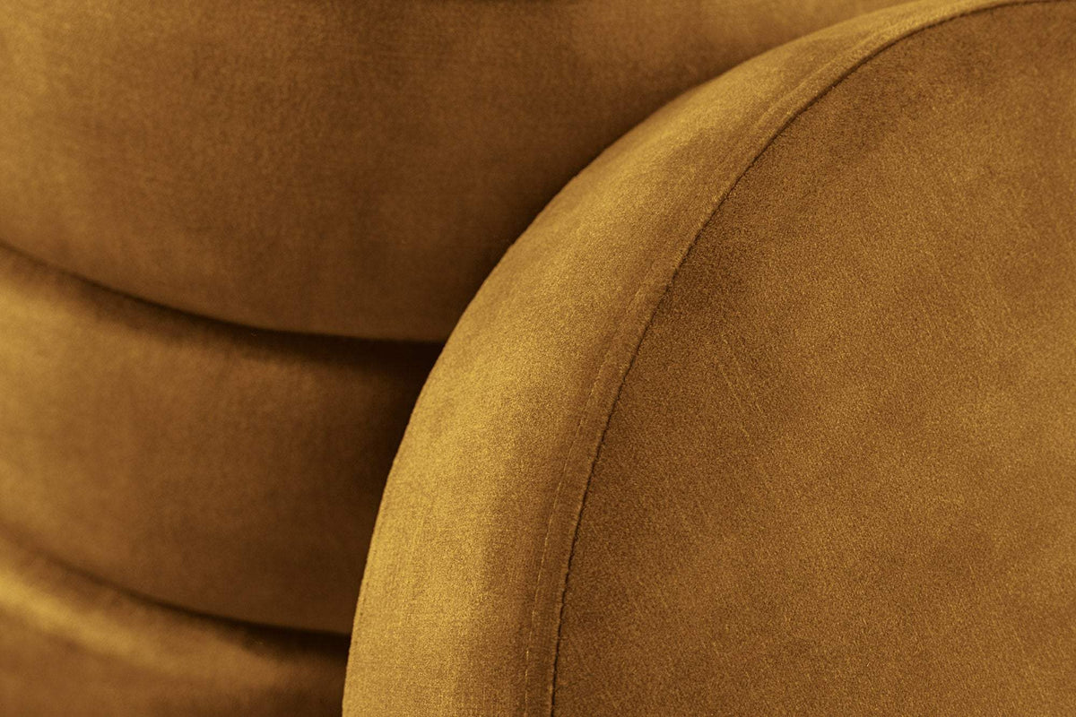 VOQUE sárga bársony lábtartó