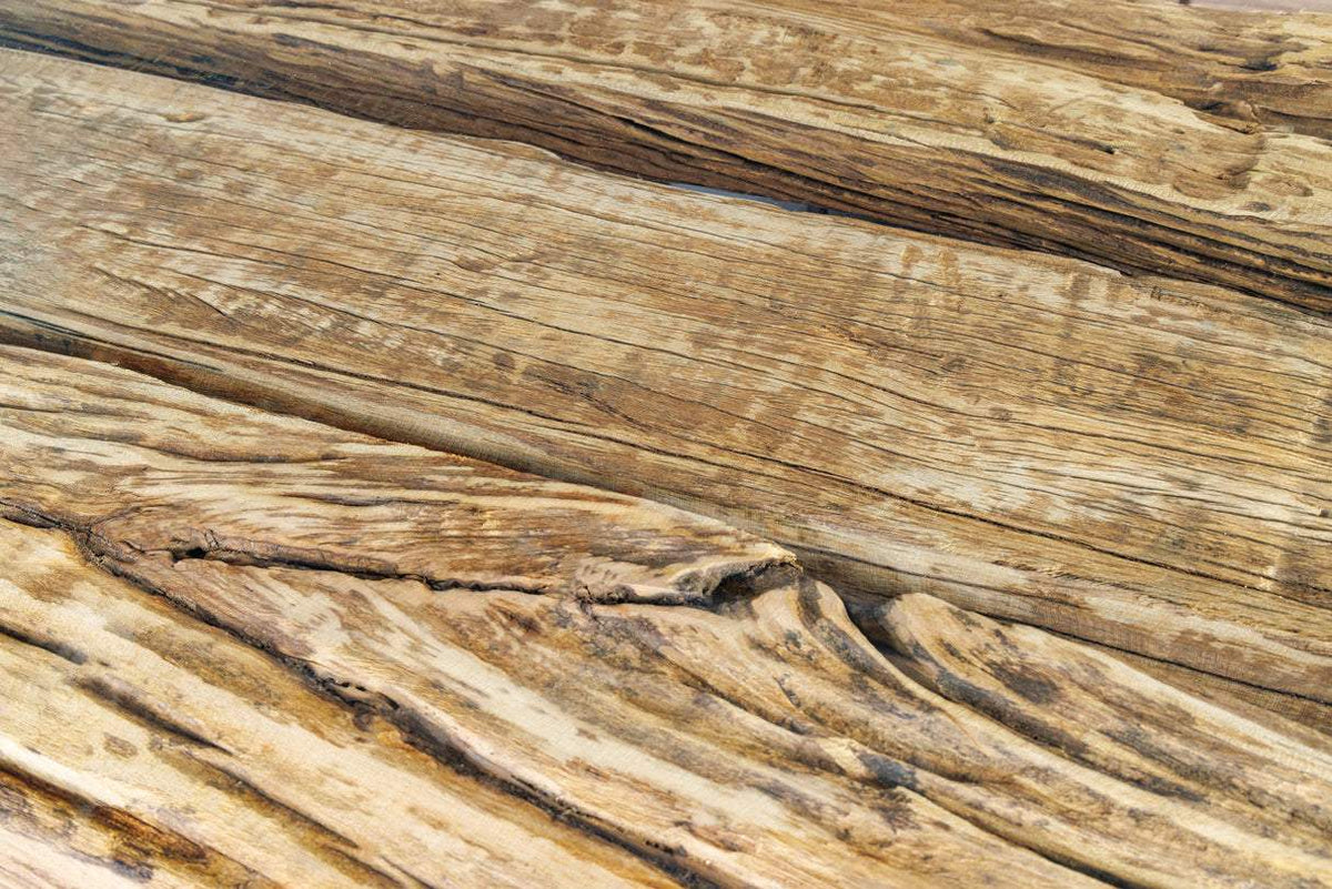 BARRACUDA átlátszó tikfa étkezőasztal 220 cm