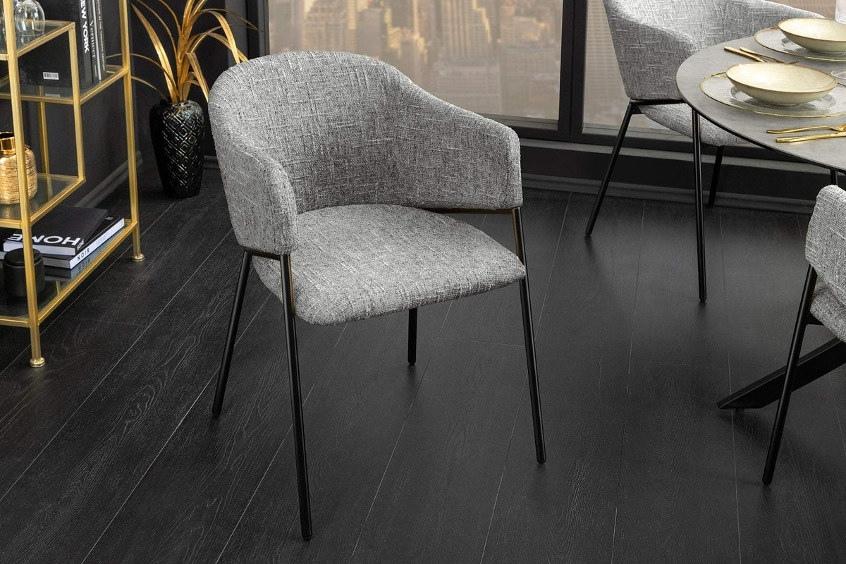 NOBLESSE szürke szövet szék