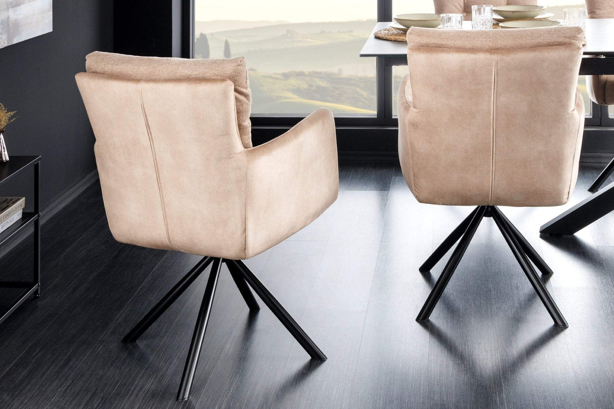 BIG GEORGE bézs szövet forgószék