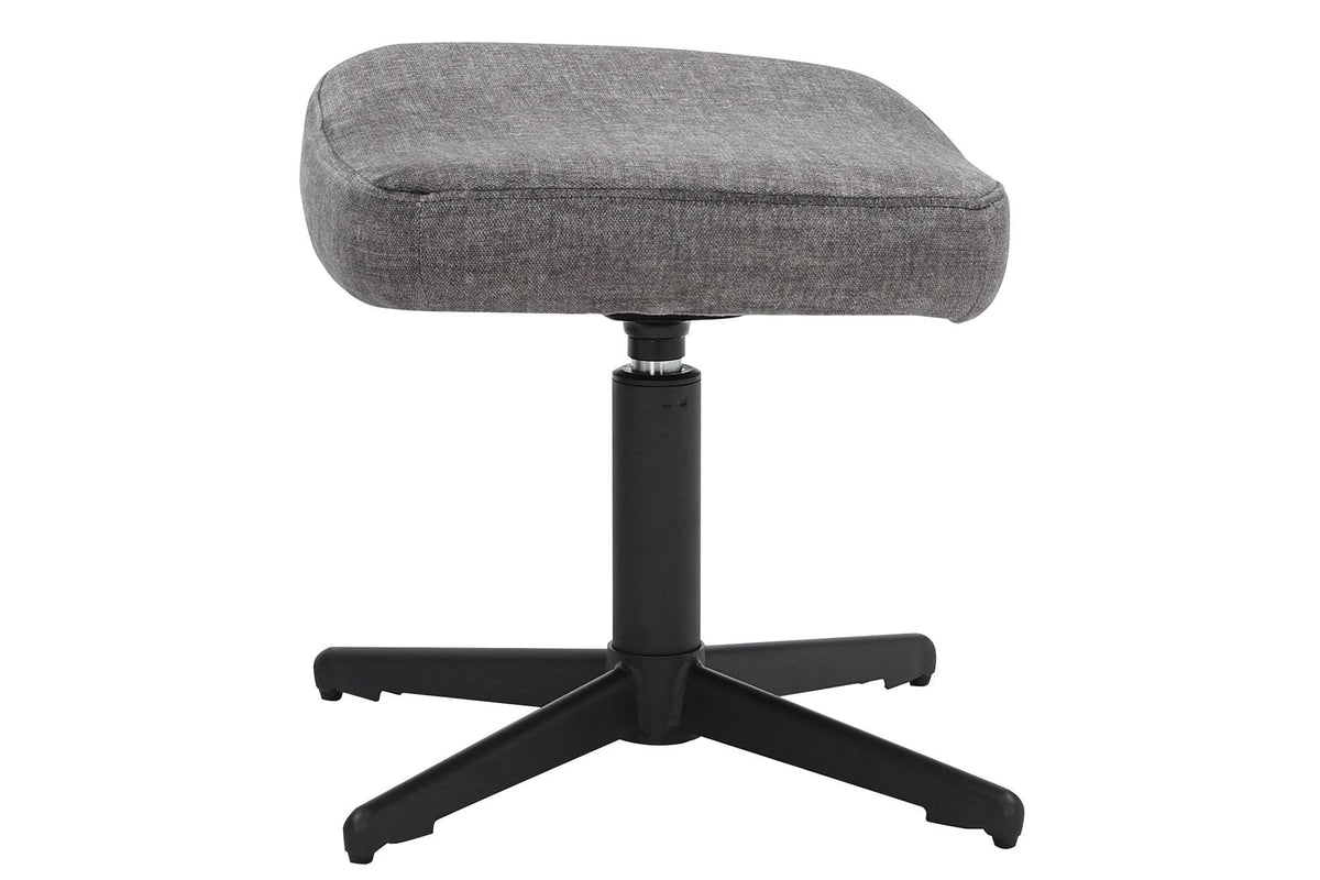 VOGUE szürke bársony lábtartó