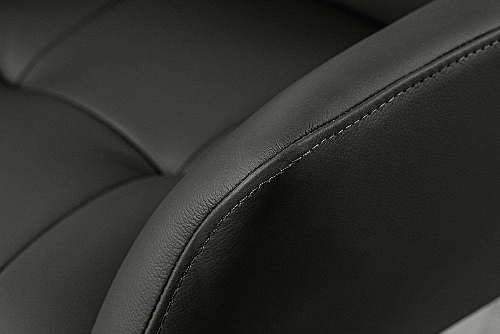 SIGNATURE fekete bőr forgószék