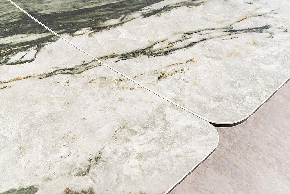 ELEMENTS taupe kerámia étkezőasztal 180-260 cm