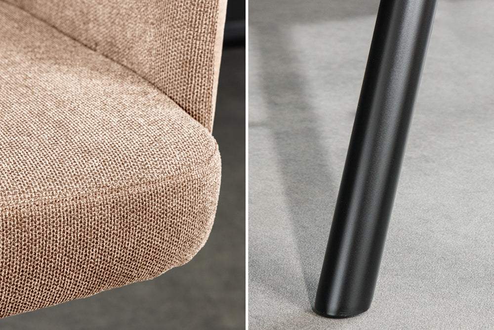 BIG GEORGE bézs szövet bárszék