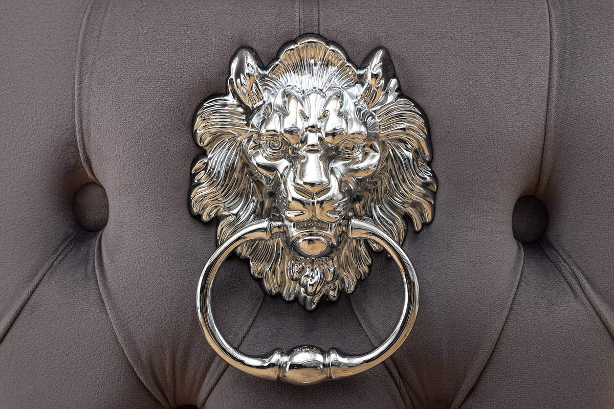 CASTLE szürke bársony bárszék