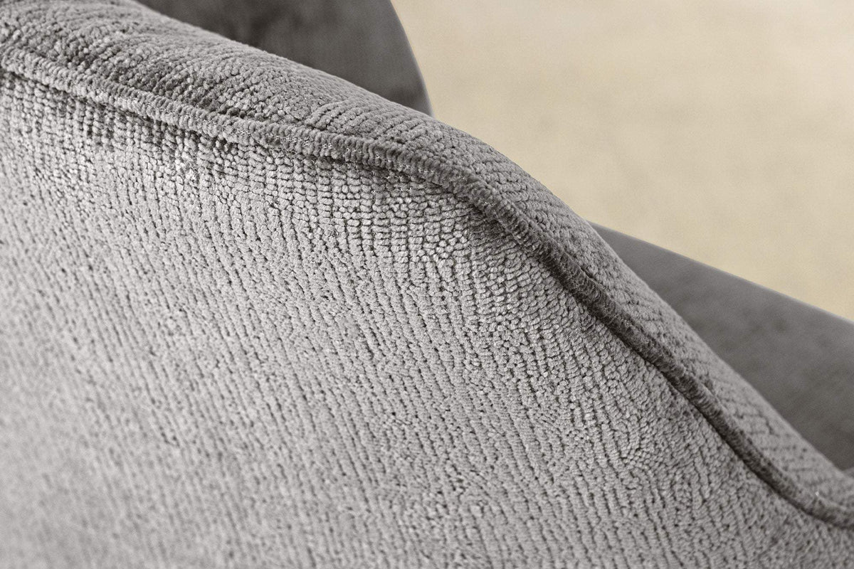 AVIGNON szürke polyester zsenília forgószék