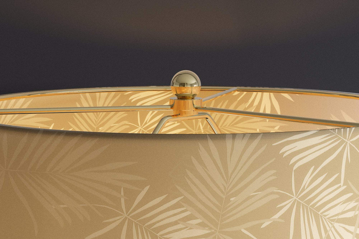 CLASSICO arany üveg asztali lámpa 50 cm