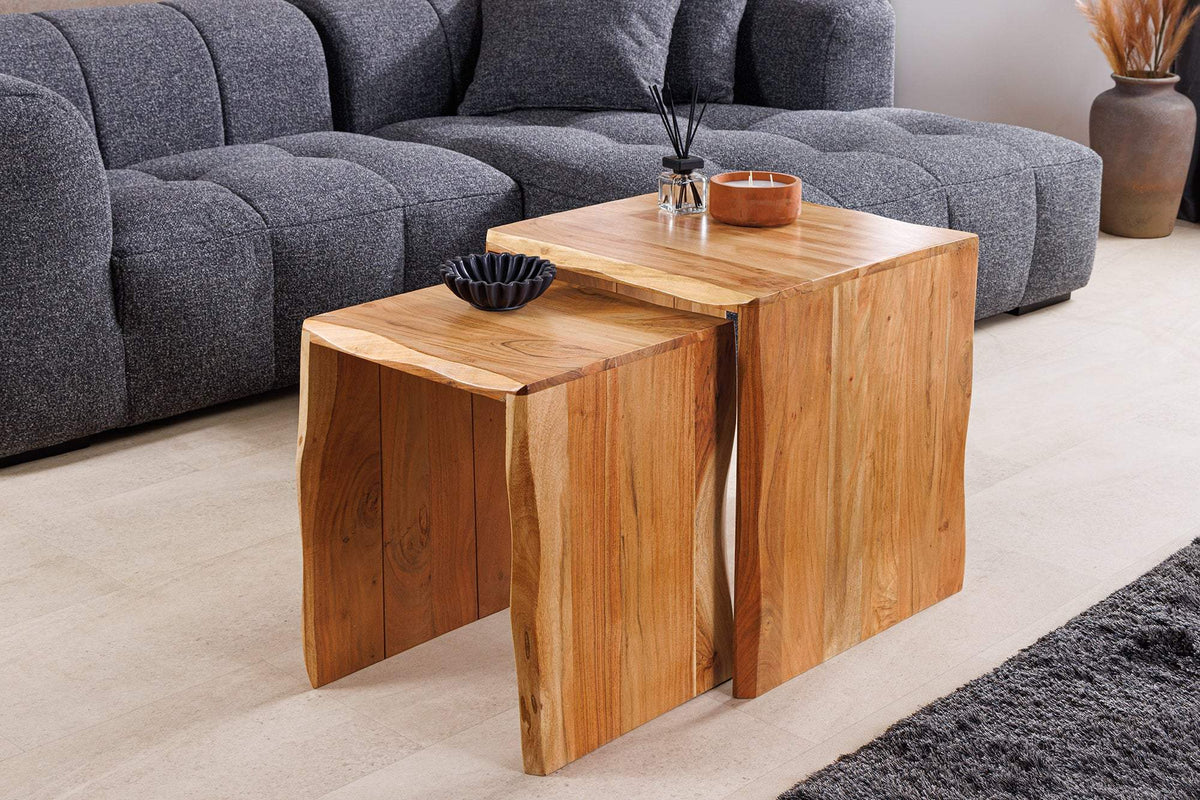 MAMMUT barna akácfa lerakóasztal