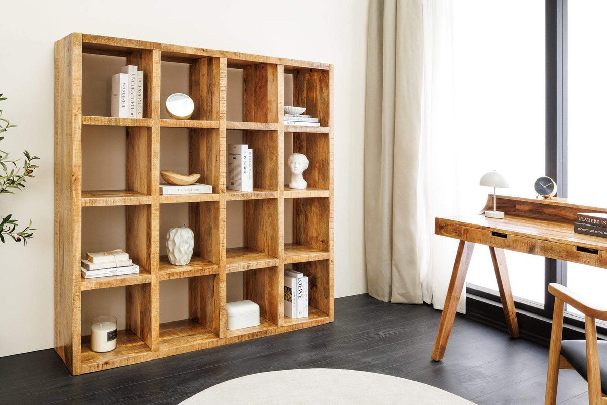 IRON CRAFT barna mangófa polc