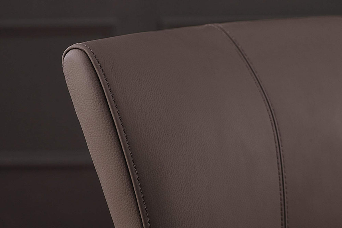 SAMSON taupe bőr szék