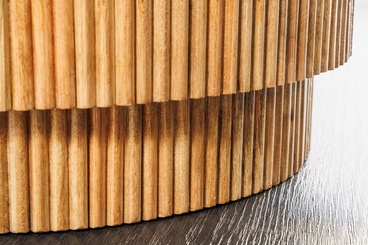 TRES CHIC fehér márvány dohányzóasztal