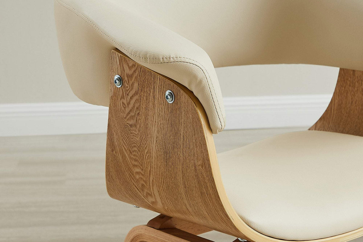 ORGANIC bézs műbőr szék