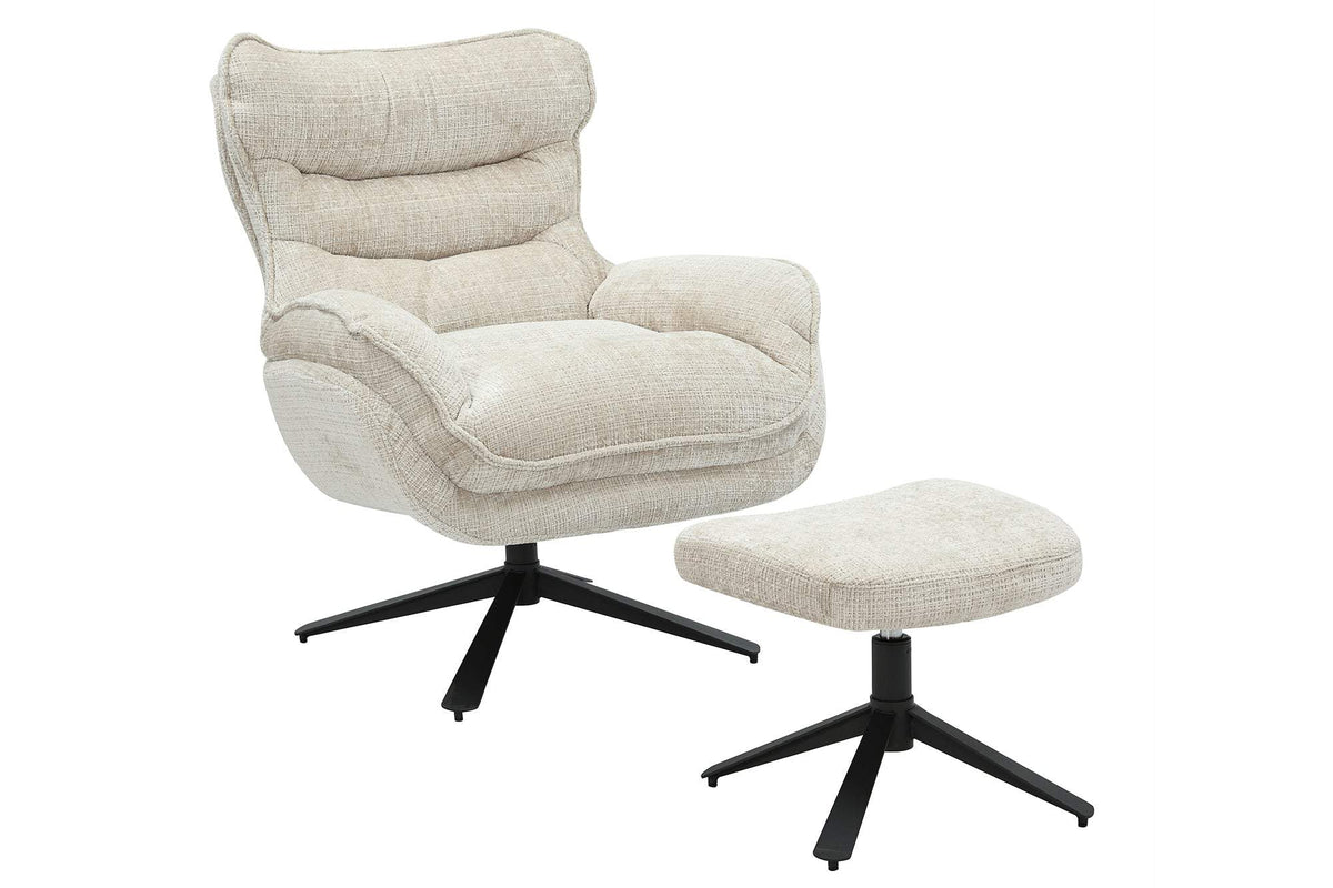 CLOUD bézs szövet fotel