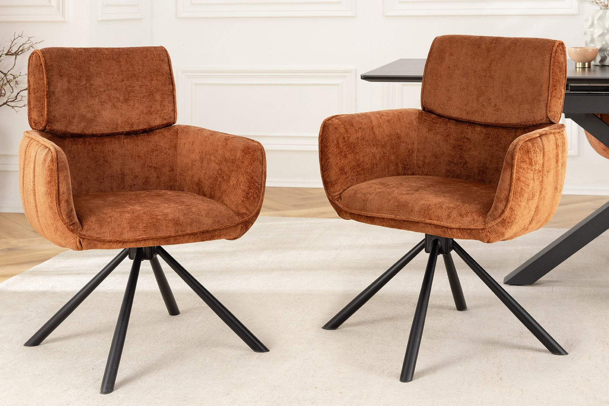 UNIQUE barna polyester zsenília forgószék