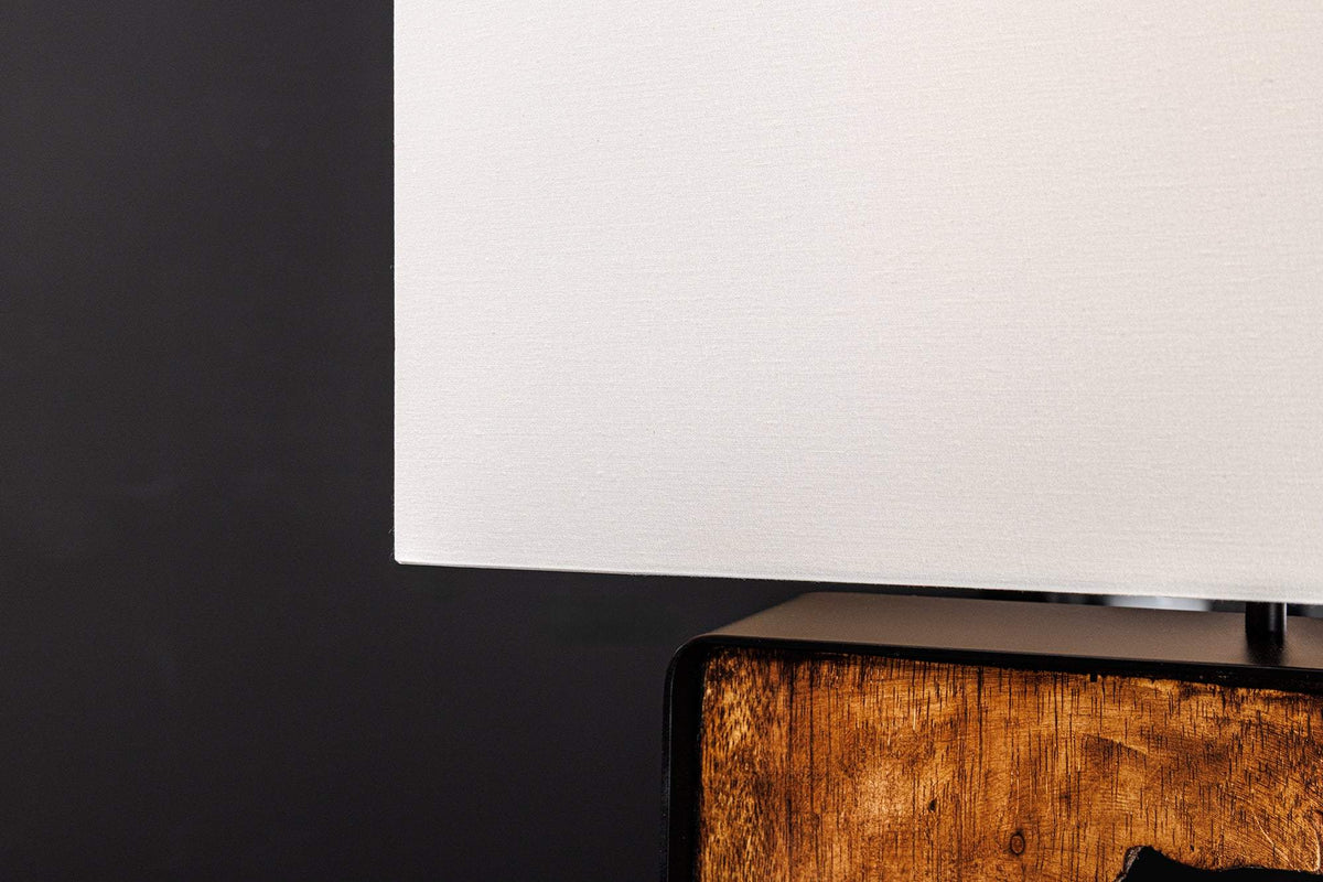 DESIGNED BY NATURE barna esőfa asztali lámpa