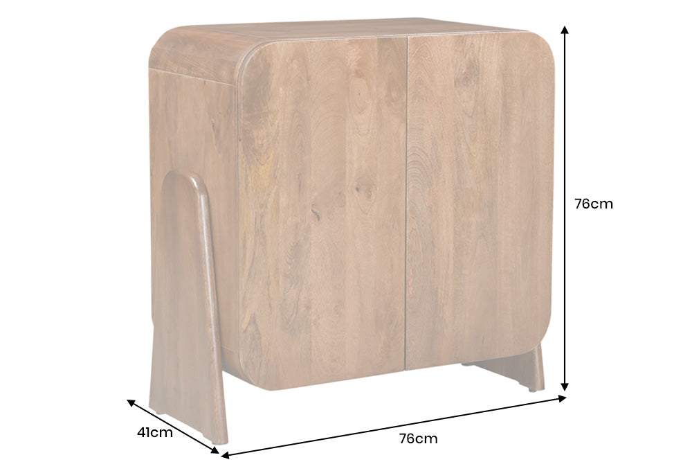 BRASIL barna mangófa komód 75 cm