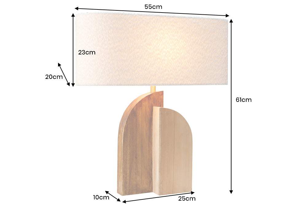 LOVERS barna fa asztali lámpa