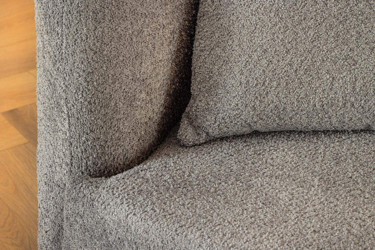 ATELIER szürke buklé kanapé