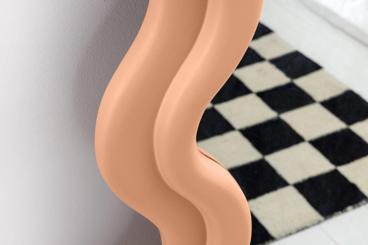 CURVY narancssárga tükör falitükör