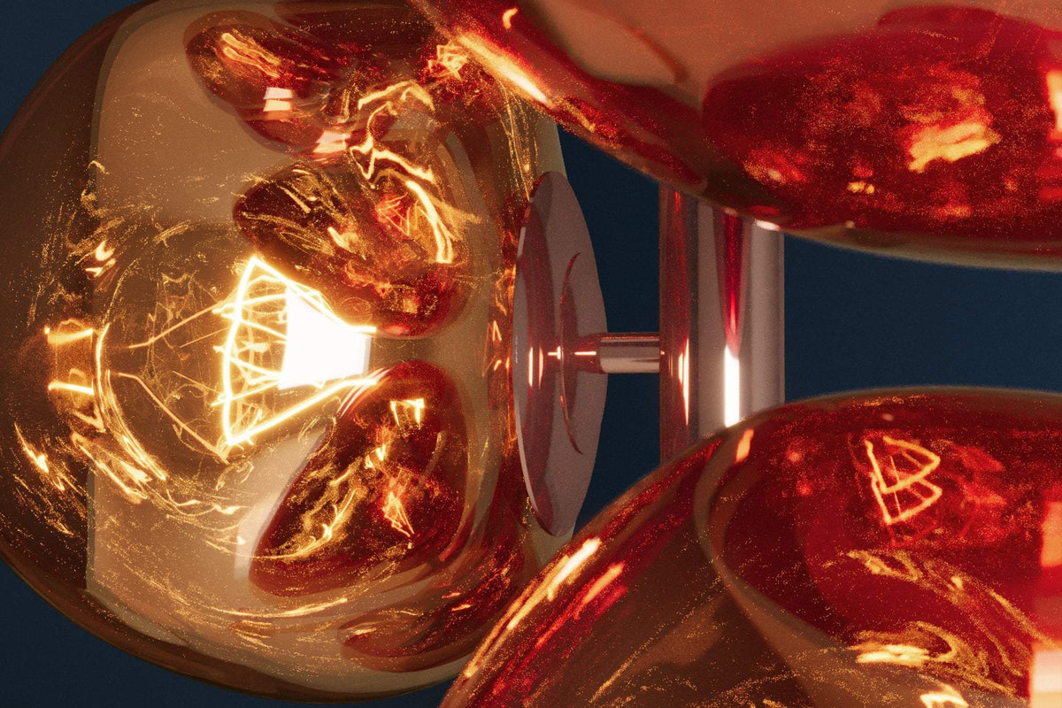 LIQUID DIAMOND réz üveg állólámpa