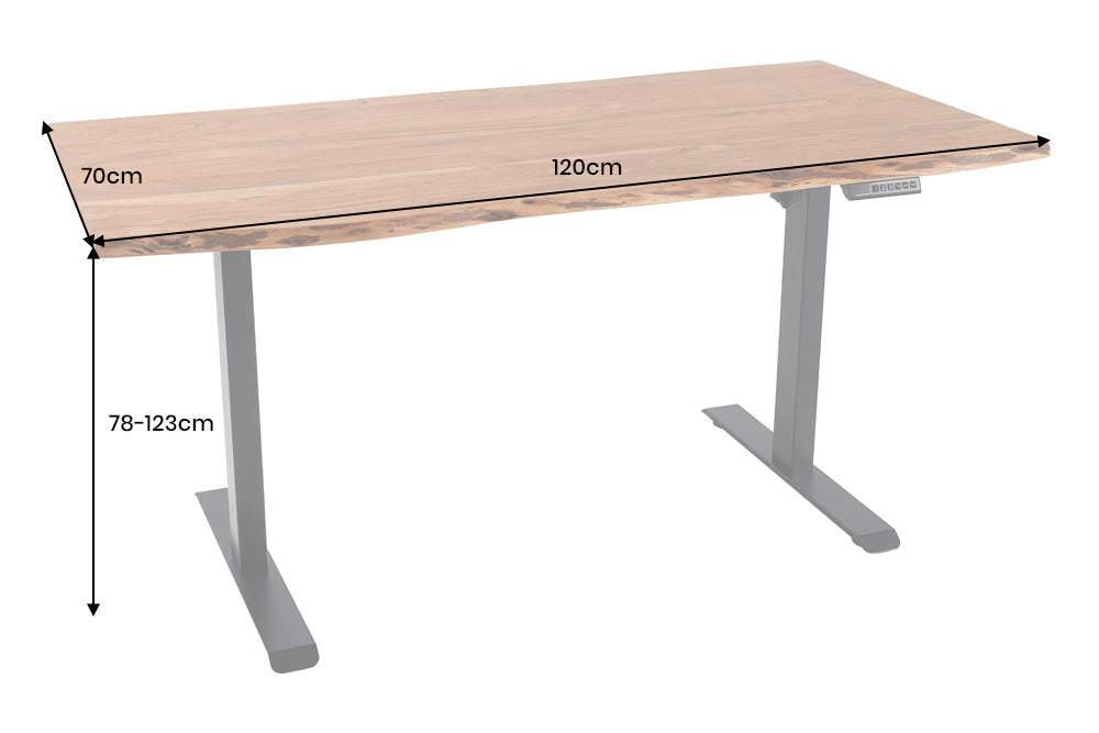 MAMMUT barna akácfa íróasztal 120 cm