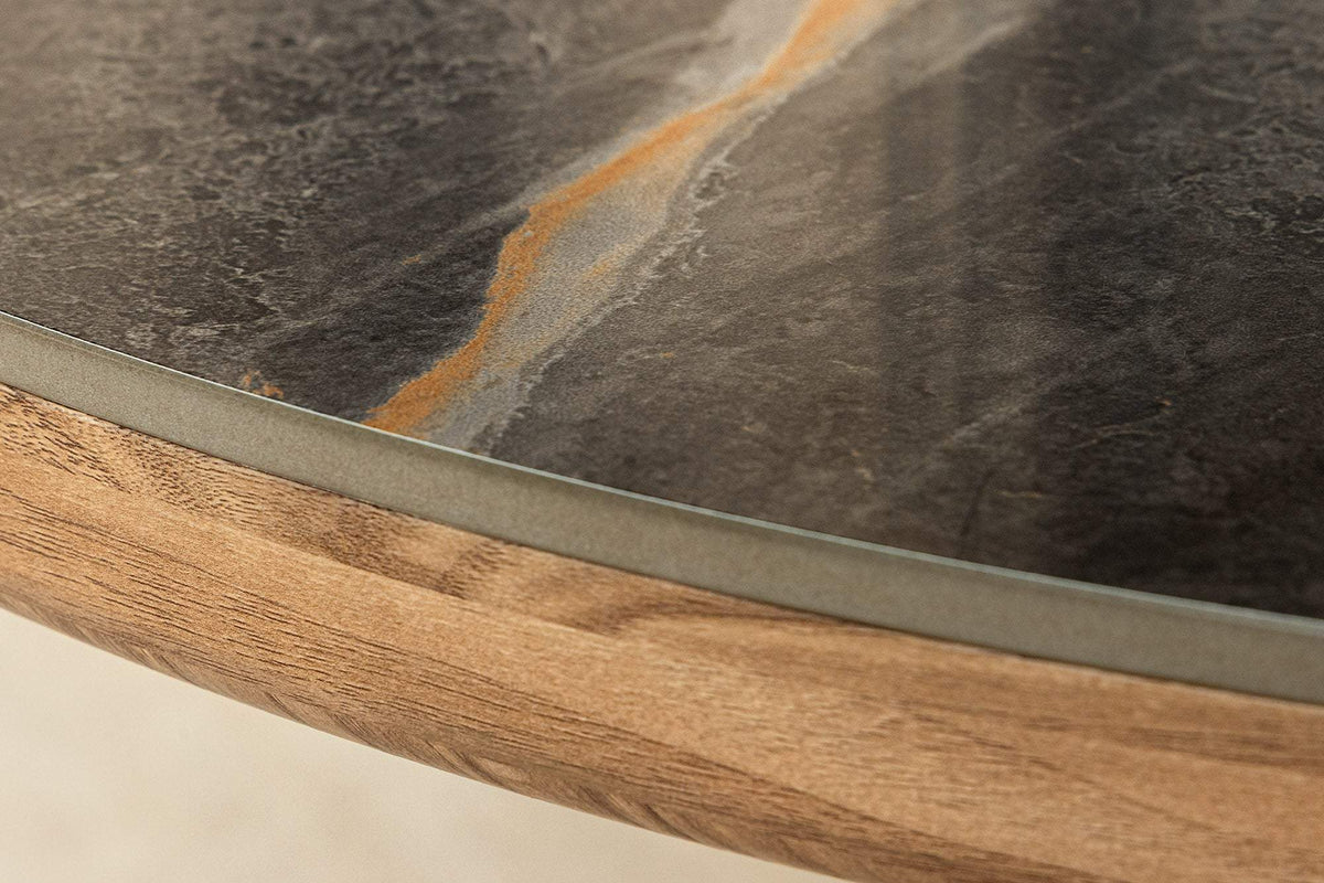 UNIQUE szürke kerámia étkezőasztal 200 cm