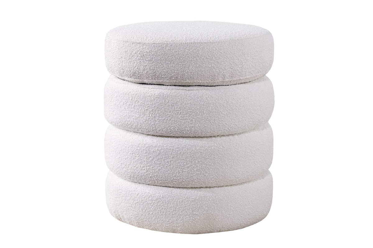 VOQUE törtfehér buklé lábtartó