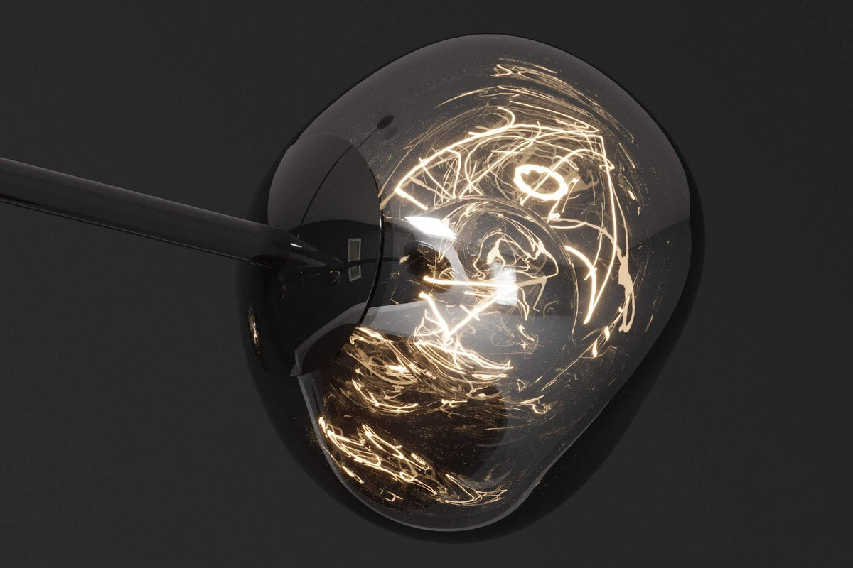 LIQUID DIAMOND fekete üveg függőlámpa