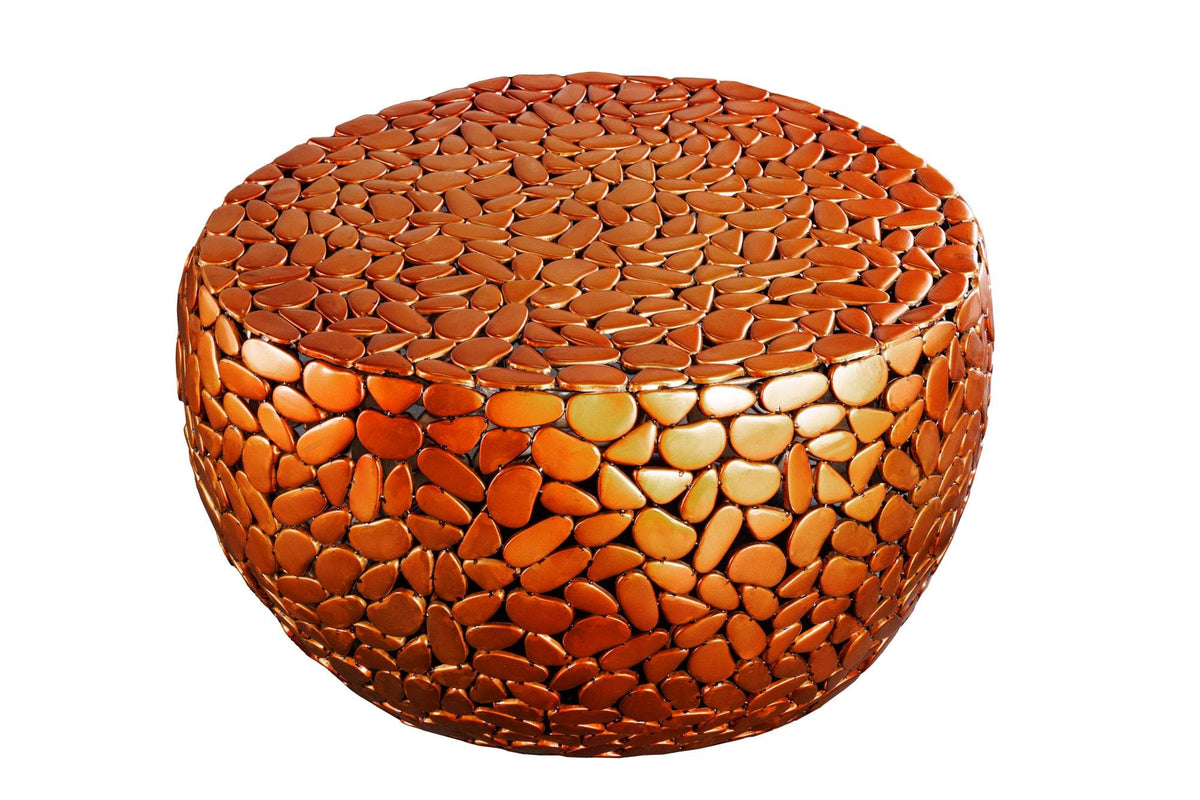 STONE MOSAIC bronz alumínium dohányzóasztal