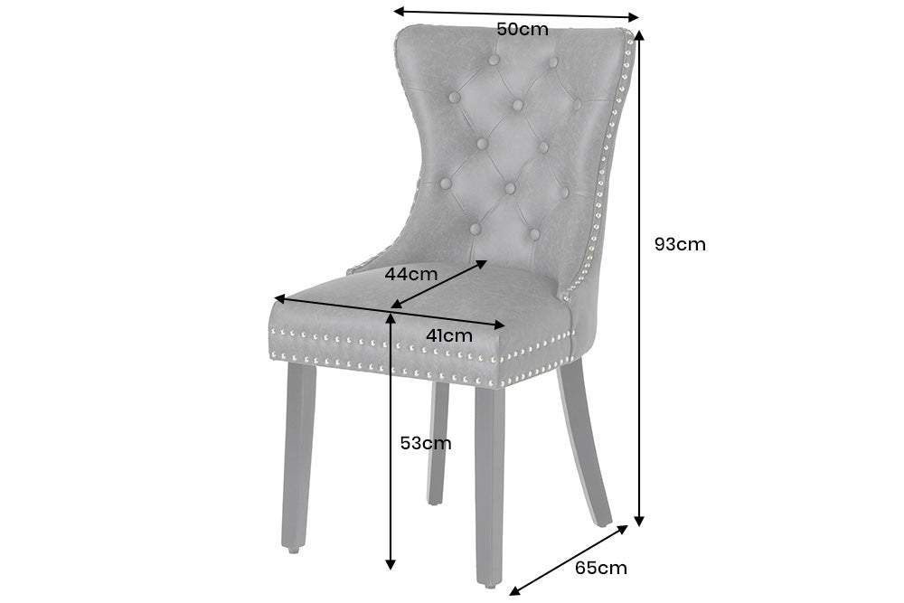 CASTLE barna műbőr szék