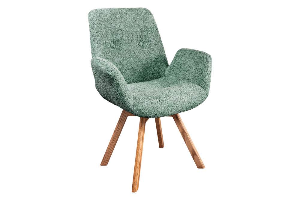 BALTIC menta buklé forgószék