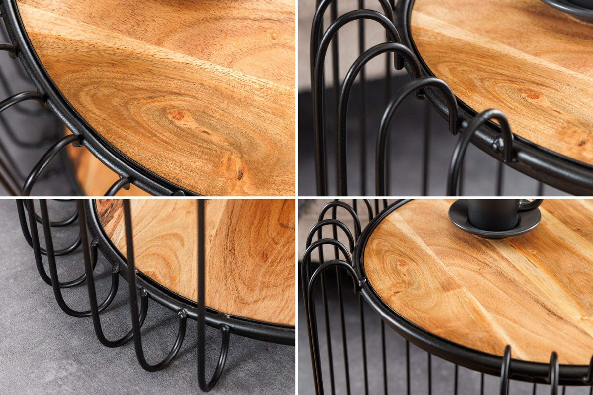 ELEMENTS barna akácfa lerakóasztal