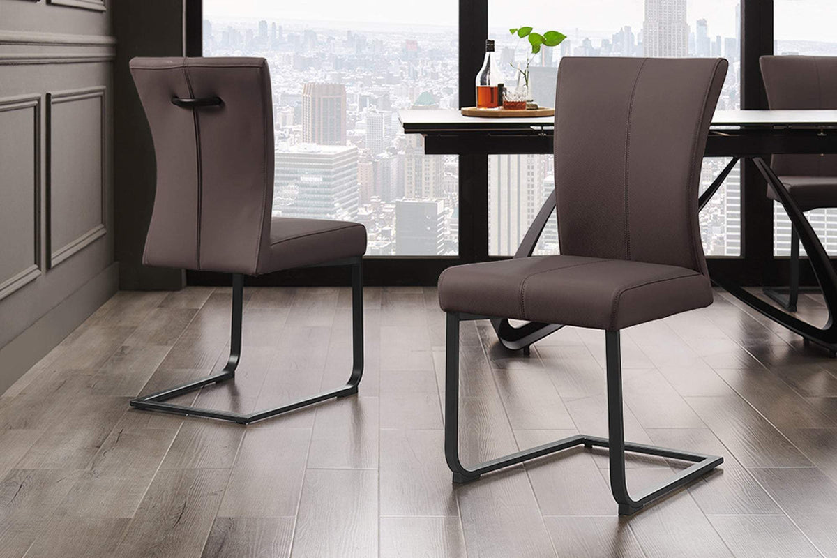 SAMSON taupe bőr szék