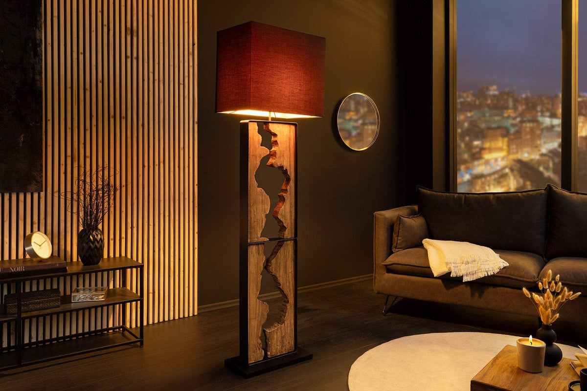 DESIGNED BY NATURE bézs esőfa állólámpa