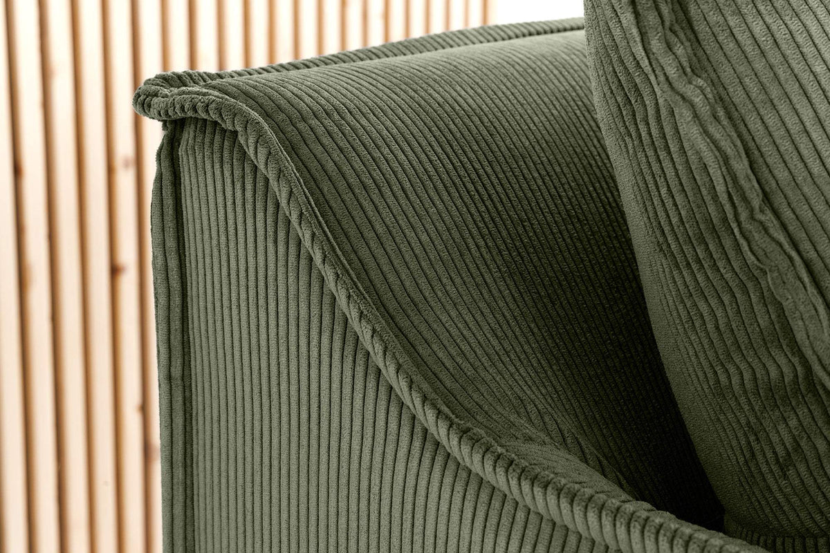 HEAVEN zöld kordbársony kanapé