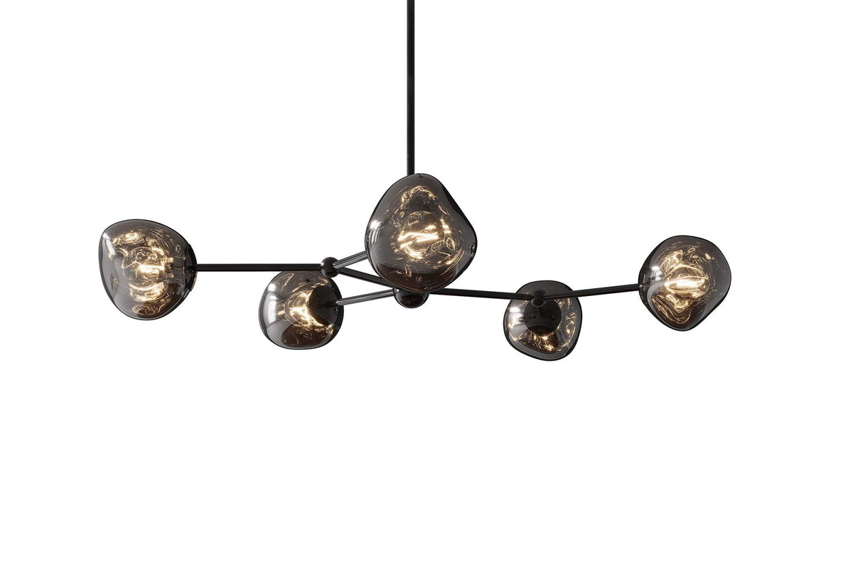 LIQUID DIAMOND fekete üveg függőlámpa