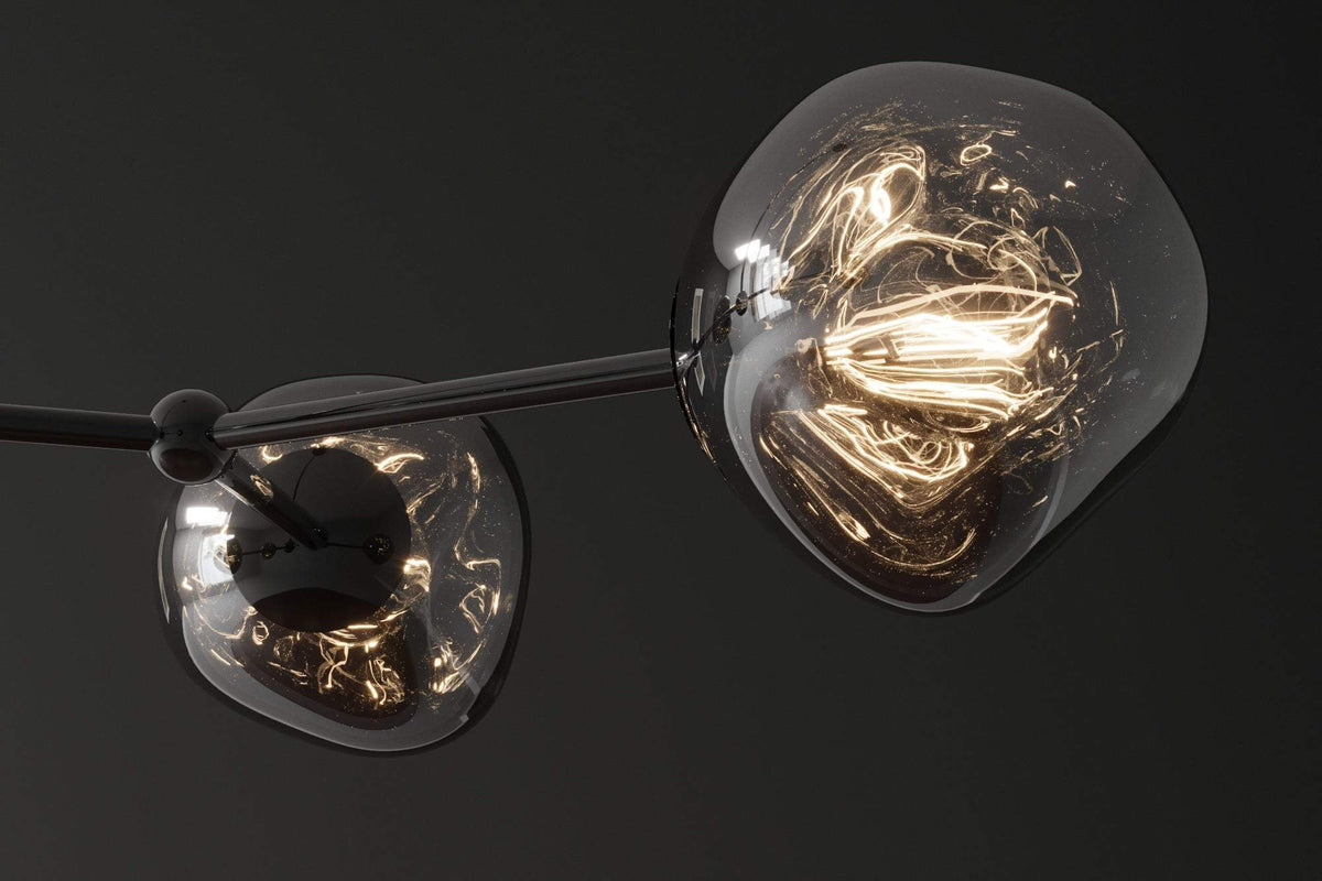 LIQUID DIAMOND fekete üveg függőlámpa