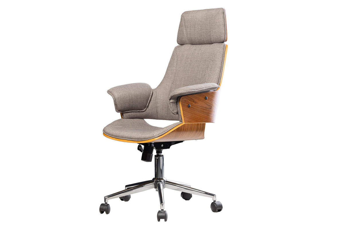 MANHATTAN szürke műbőr irodai szék