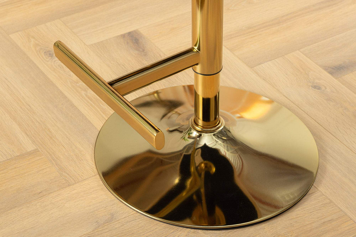 CASTLE bézs bársony bárszék