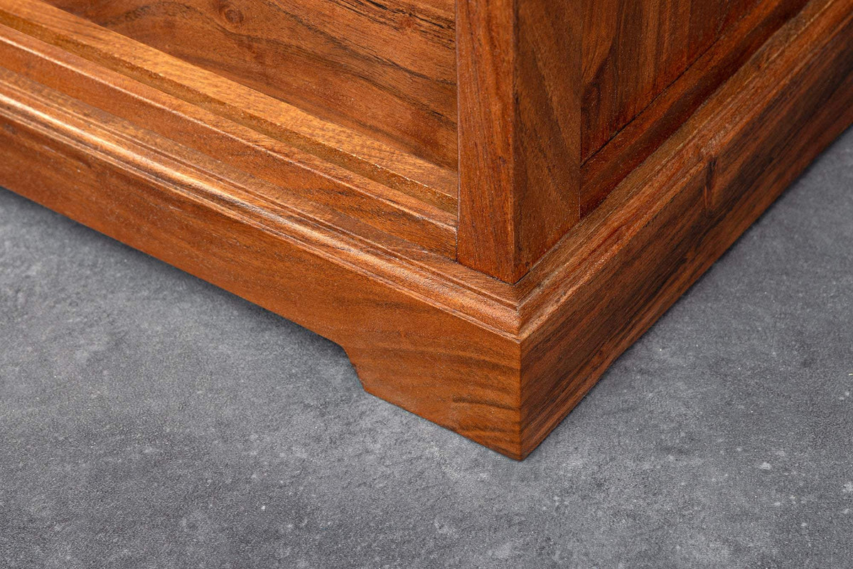 HERITAGE barna akácfa vitrin 150 cm