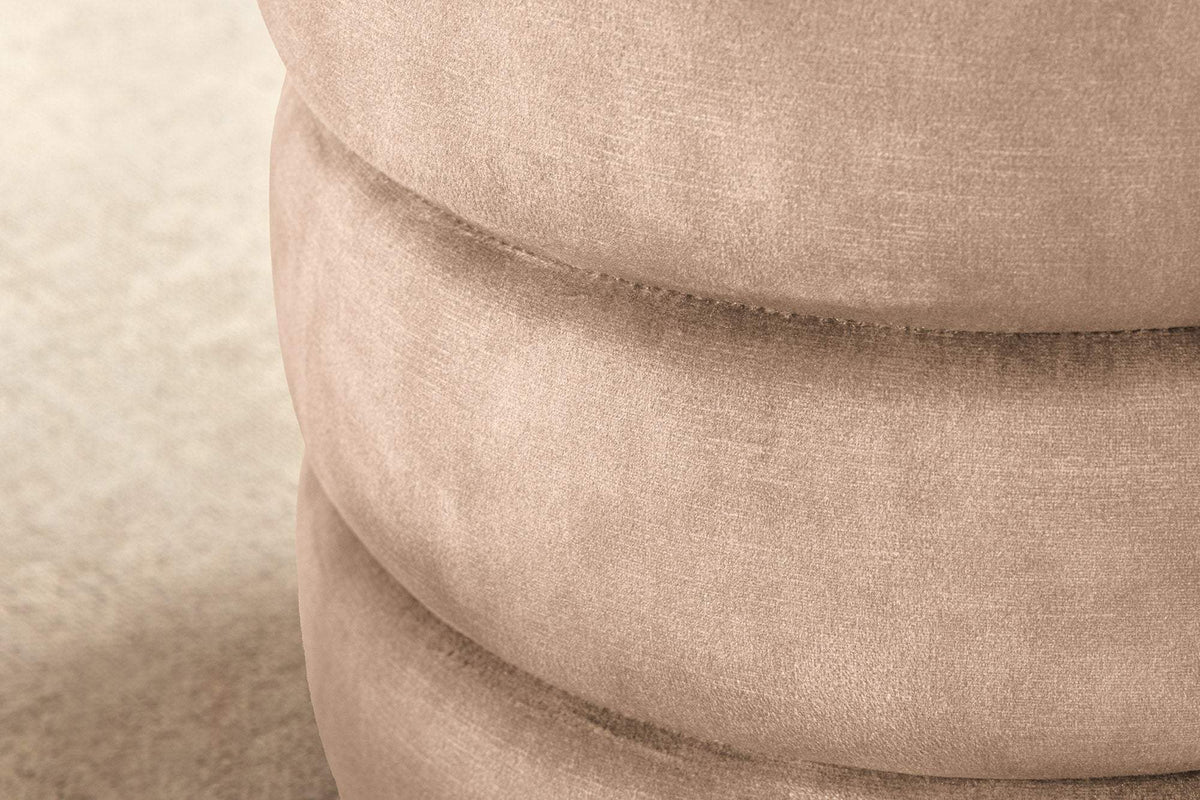 VOQUE bézs bársony lábtartó