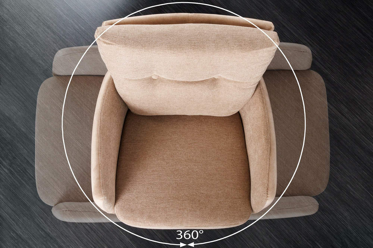 BIG GEORGE bézs szövet forgószék