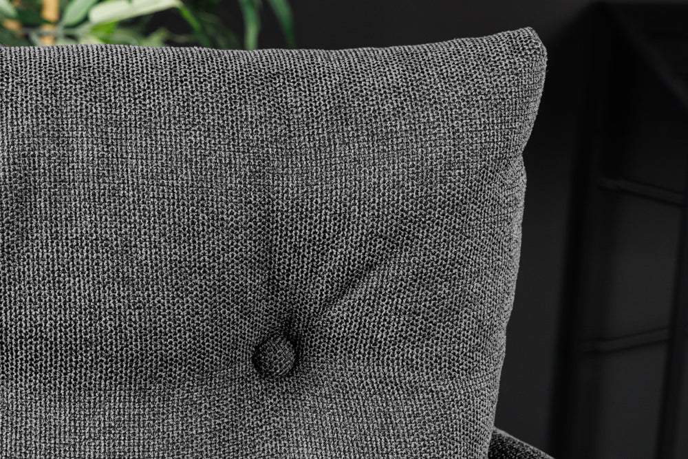 BIG GEORGE fekete szövet bárszék