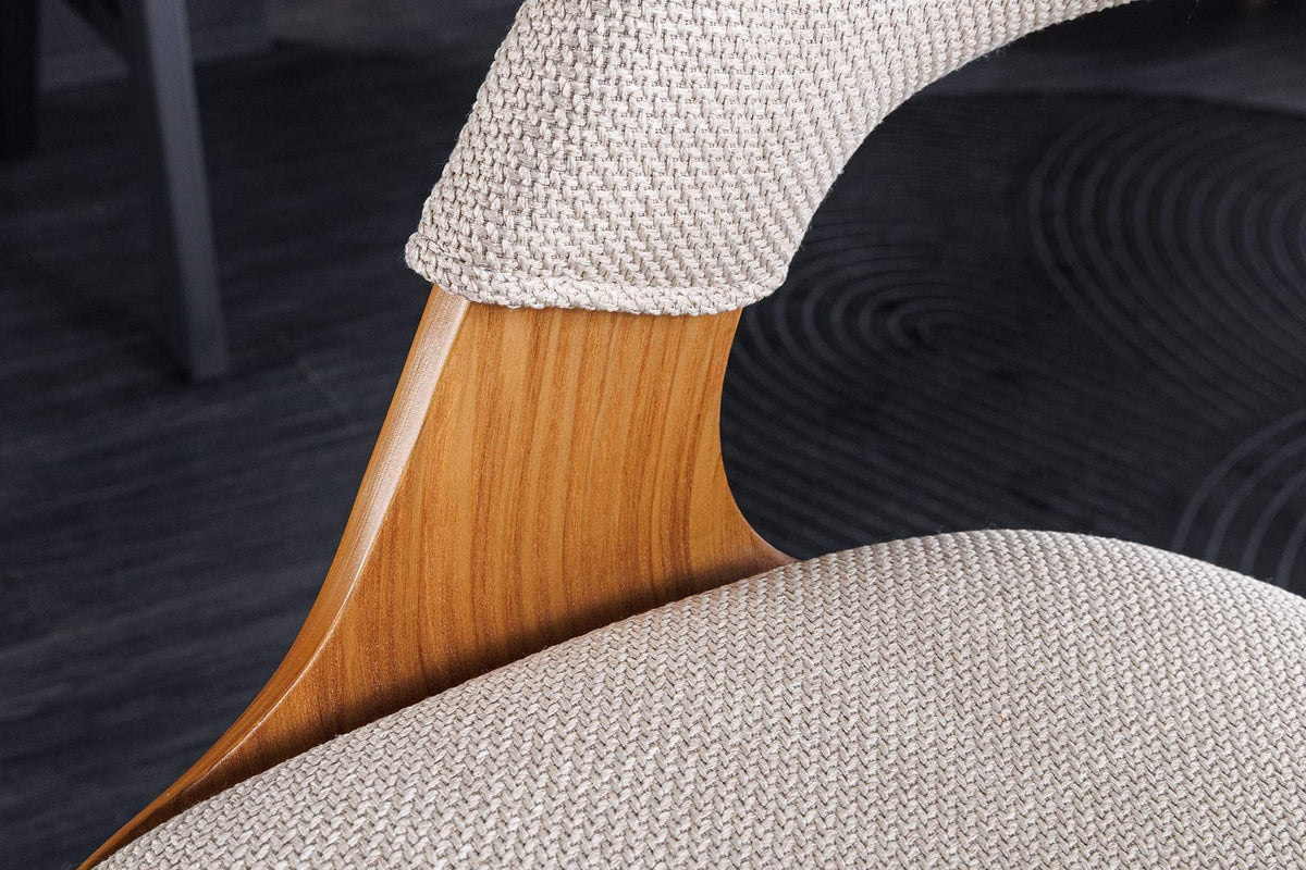 MANHATTAN bézs kőrisfa bárszék