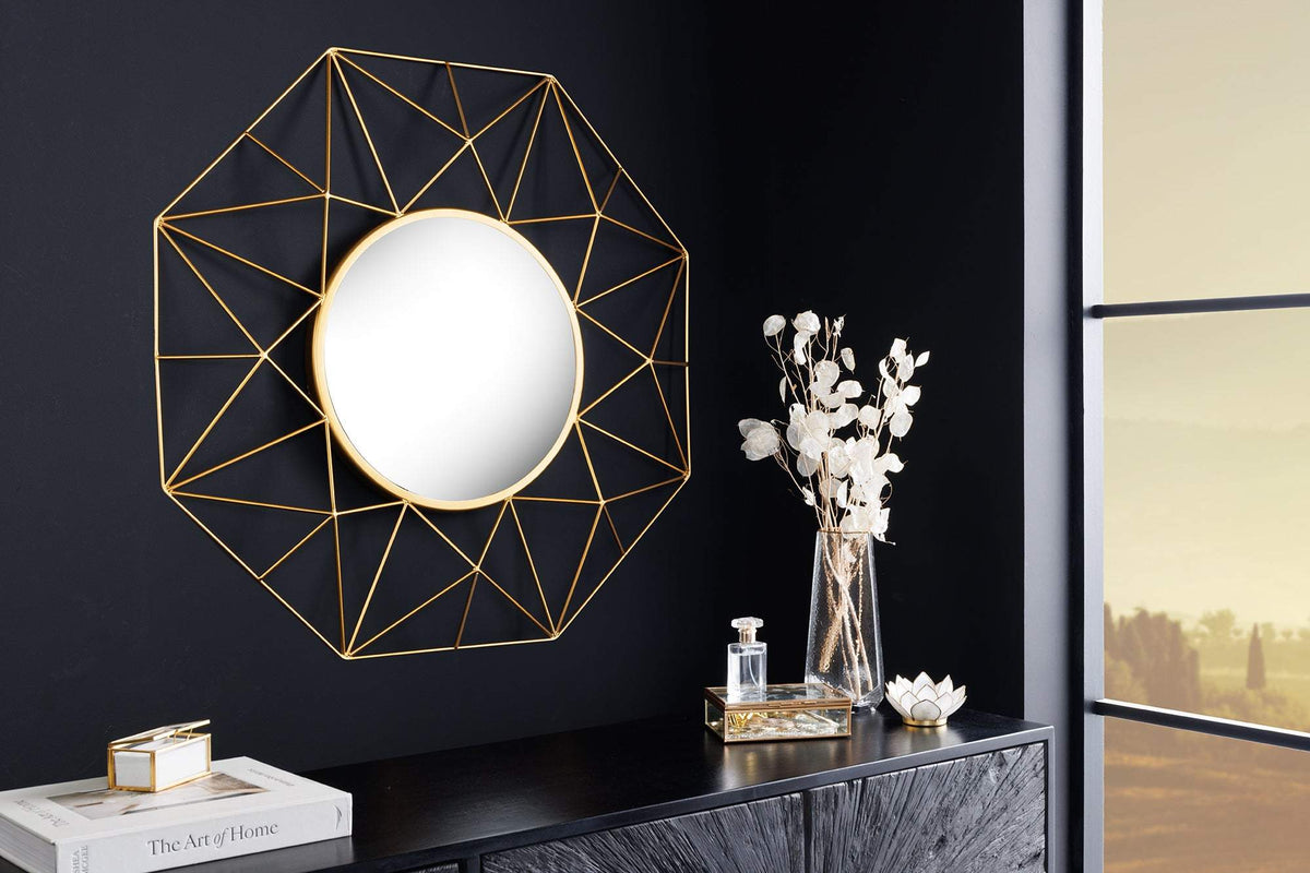 DIAMOND L arany vas falitükör