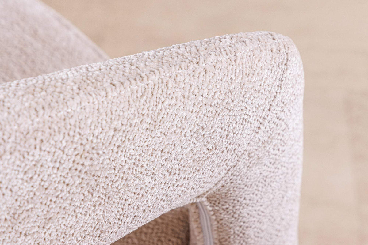 BOUTIQUE bézs szövet szék