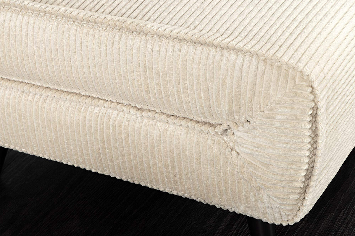 SMART MULTIFUNCTION bézs kordbársony fotelágy 100 cm