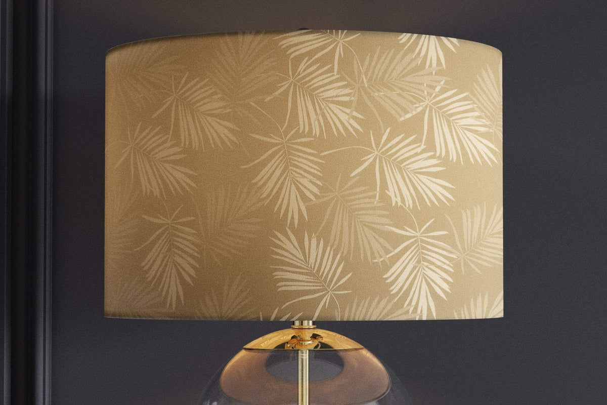 CLASSICO arany üveg asztali lámpa 50 cm