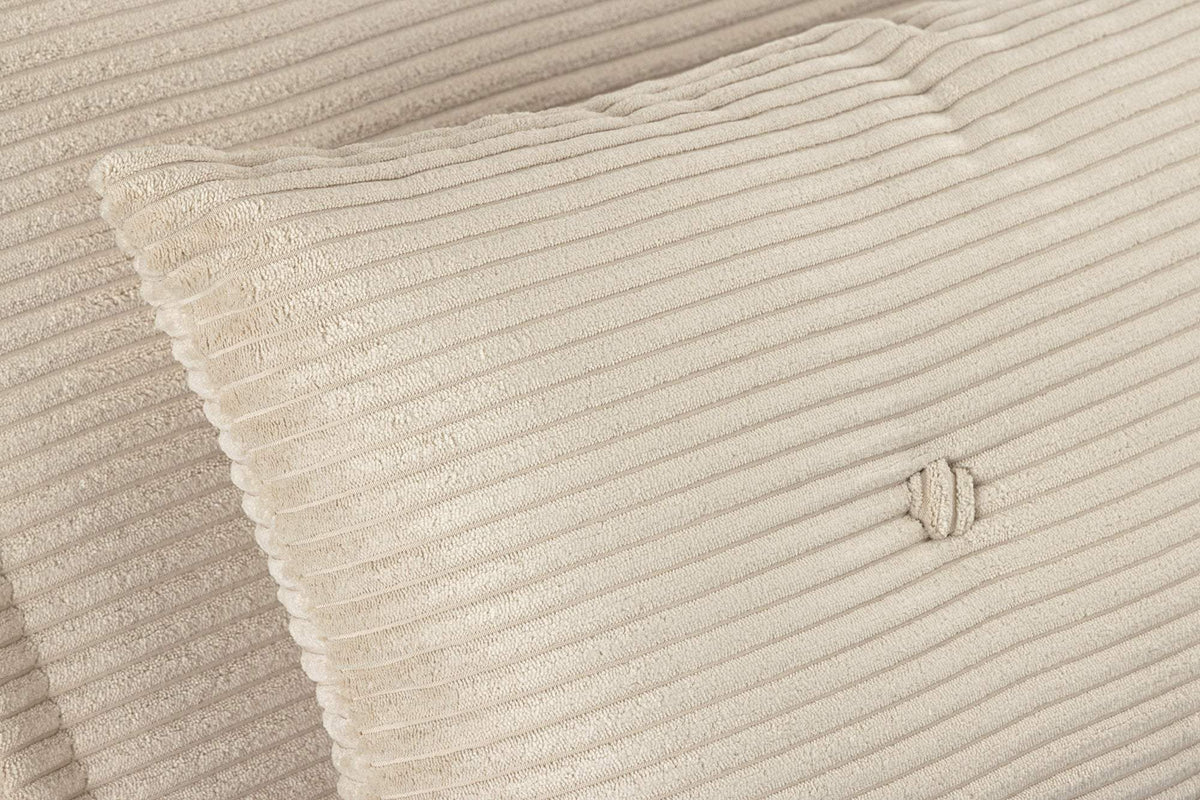 SMART MULTIFUNCTION bézs kordbársony fotelágy 100 cm