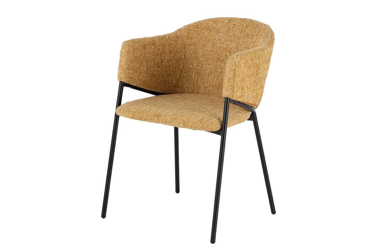 NOBLESSE sárga szövet szék